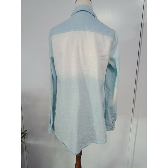 Dotti - Denim Shirt - Blue and White - Size 8 - Picture 5 of 5